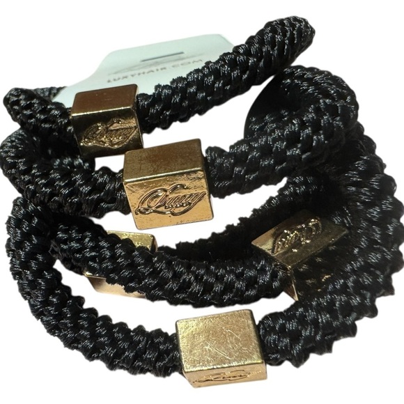 LUXY Hair Extensions: LUXY Gravity Defying Hair Ties in Black NWT - Picture 7 of 8